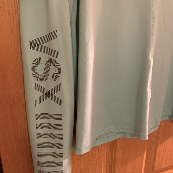 VS athletic mint green mock neck sweatshirt - Picture 6 of 7